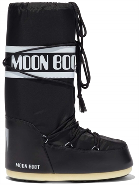 Moon Boot Icon Black Nylon Boots